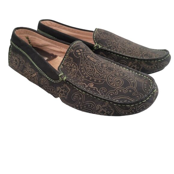 Robert Graham Men's Loafer Size 8 Rampa Driving Loafer Paisley Embossed - Picture 2 of 9
